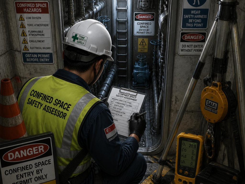 What does a confined space safety assessor actually do in Singapore?