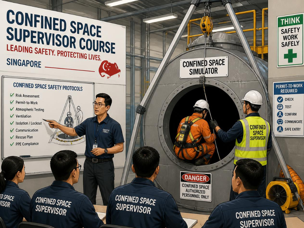 Who needs the confined space supervisor course, and who can hold the role?