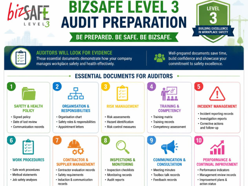 bizSAFE Level 3 Audit Prep: Documents Auditors Want First