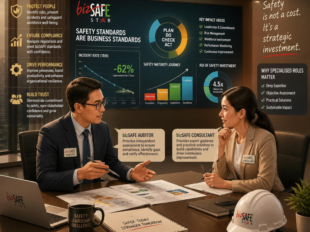 bizSAFE Auditor vs Consultant: Why One Firm Can't Do Both
